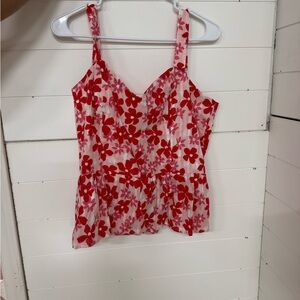 Draper James Red and Pink Floral Camisole